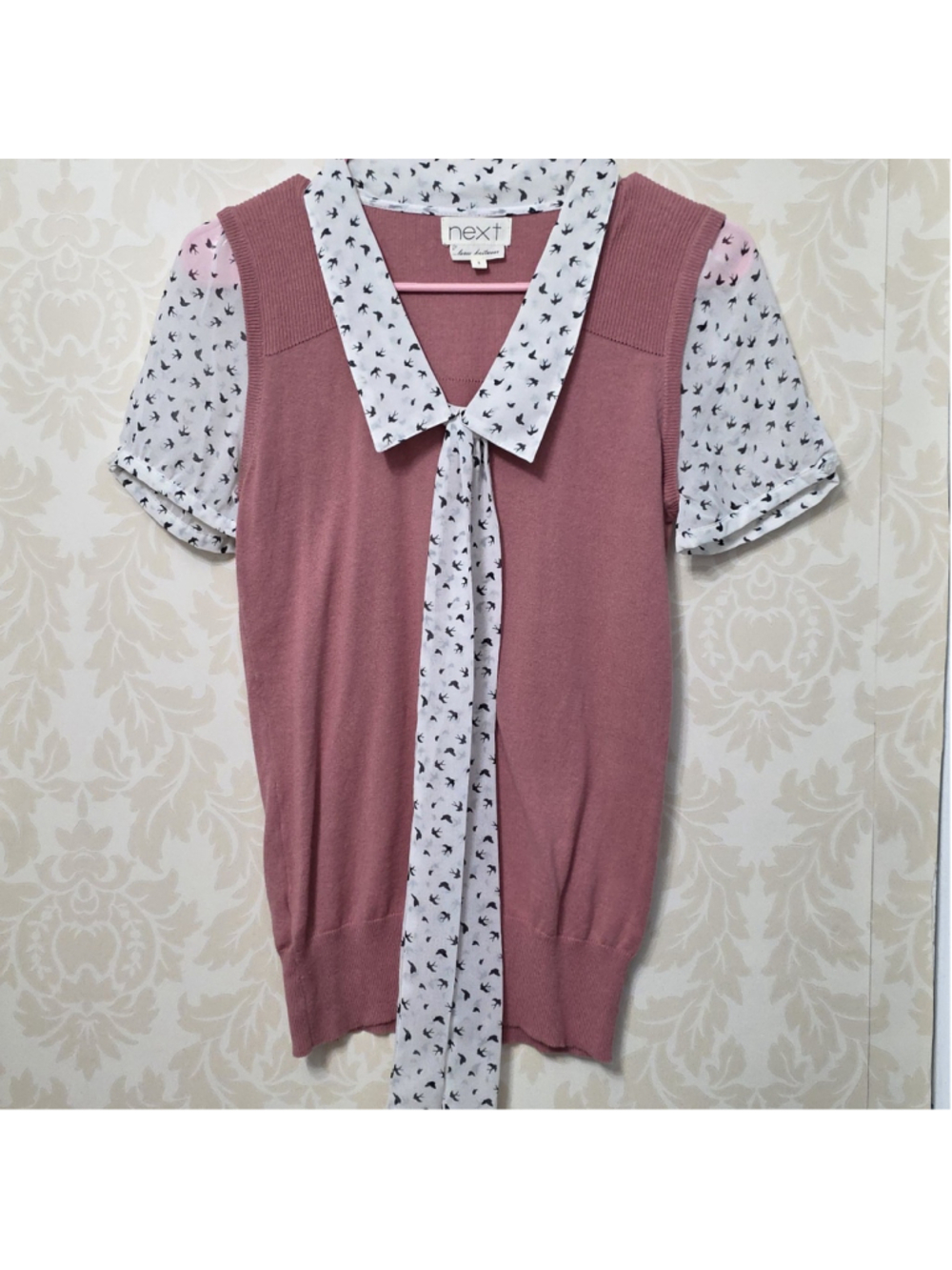 Women's Acedamia Preppy Work Dress Shirt Cottagecore Whimsical Sz 4 Whimsygoth
